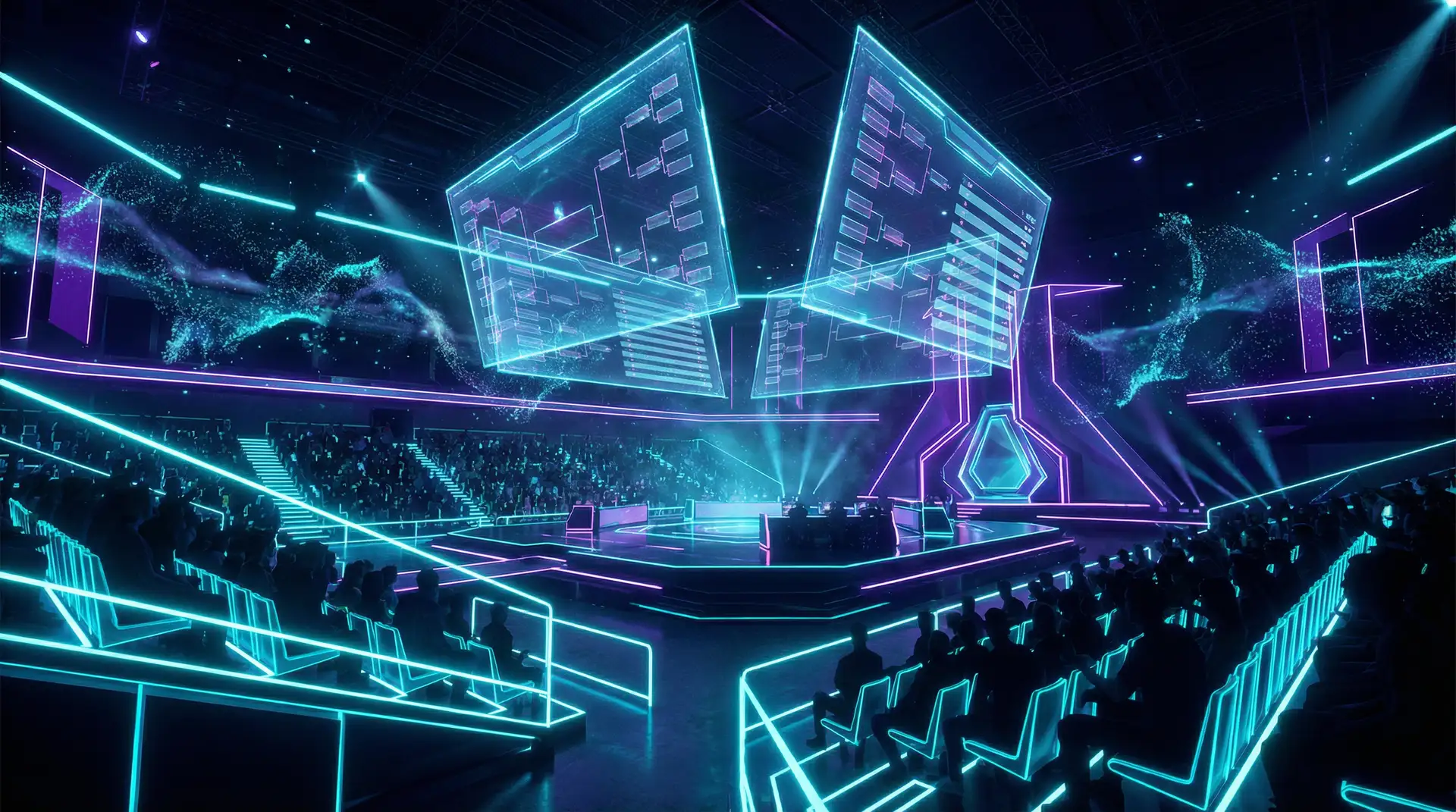 恶人想要抢救一下免费漫画 电竞赛博竞技场全景